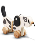 Premium Wooden Pull Along Dog Toy