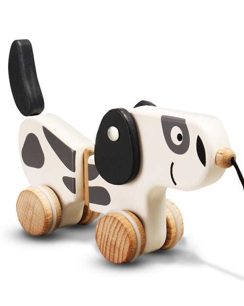 Premium Wooden Pull Along Dog Toy